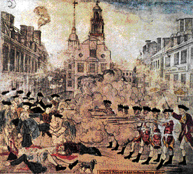Boston Massacre- 1770