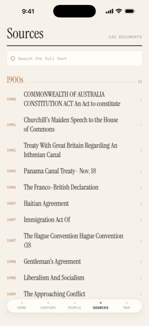 The library of primary source documents