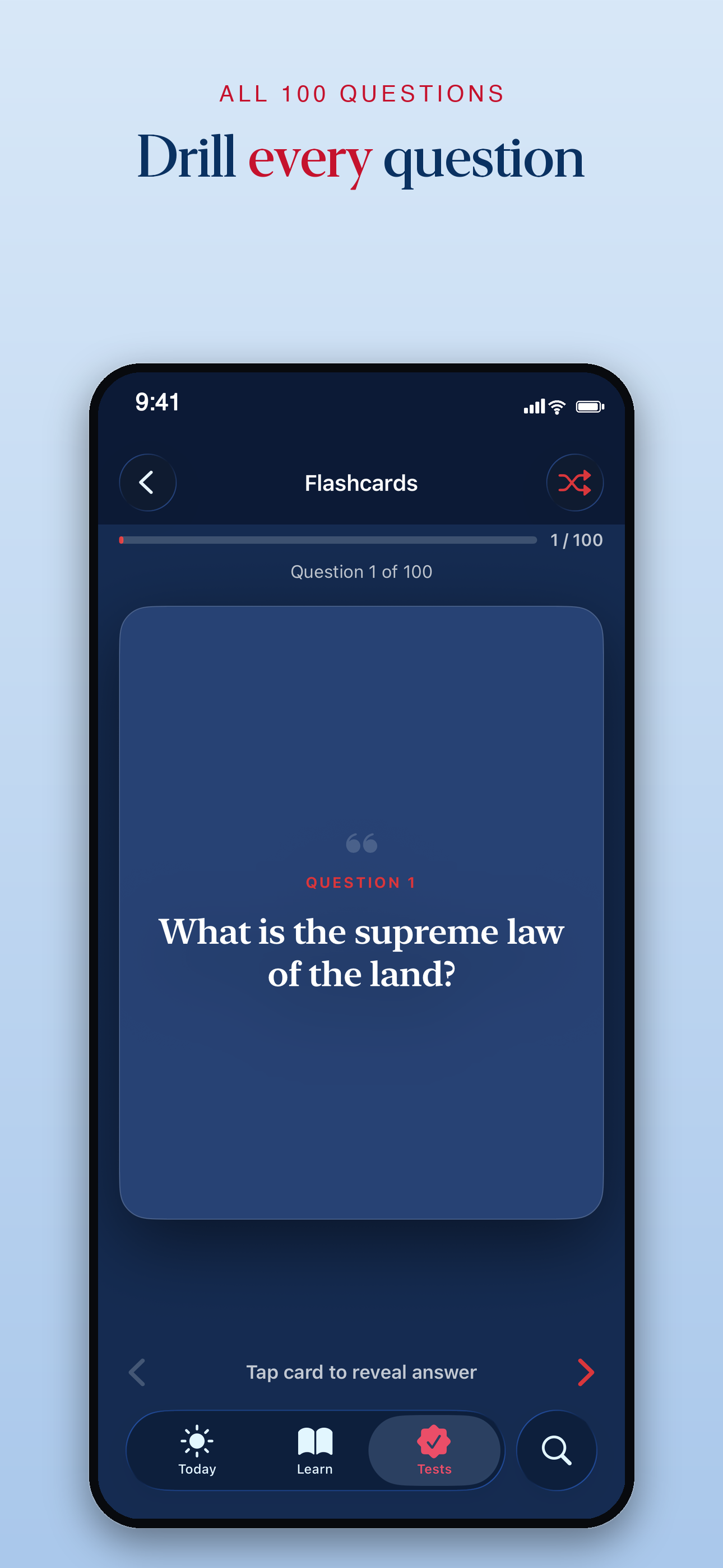 Drill every question