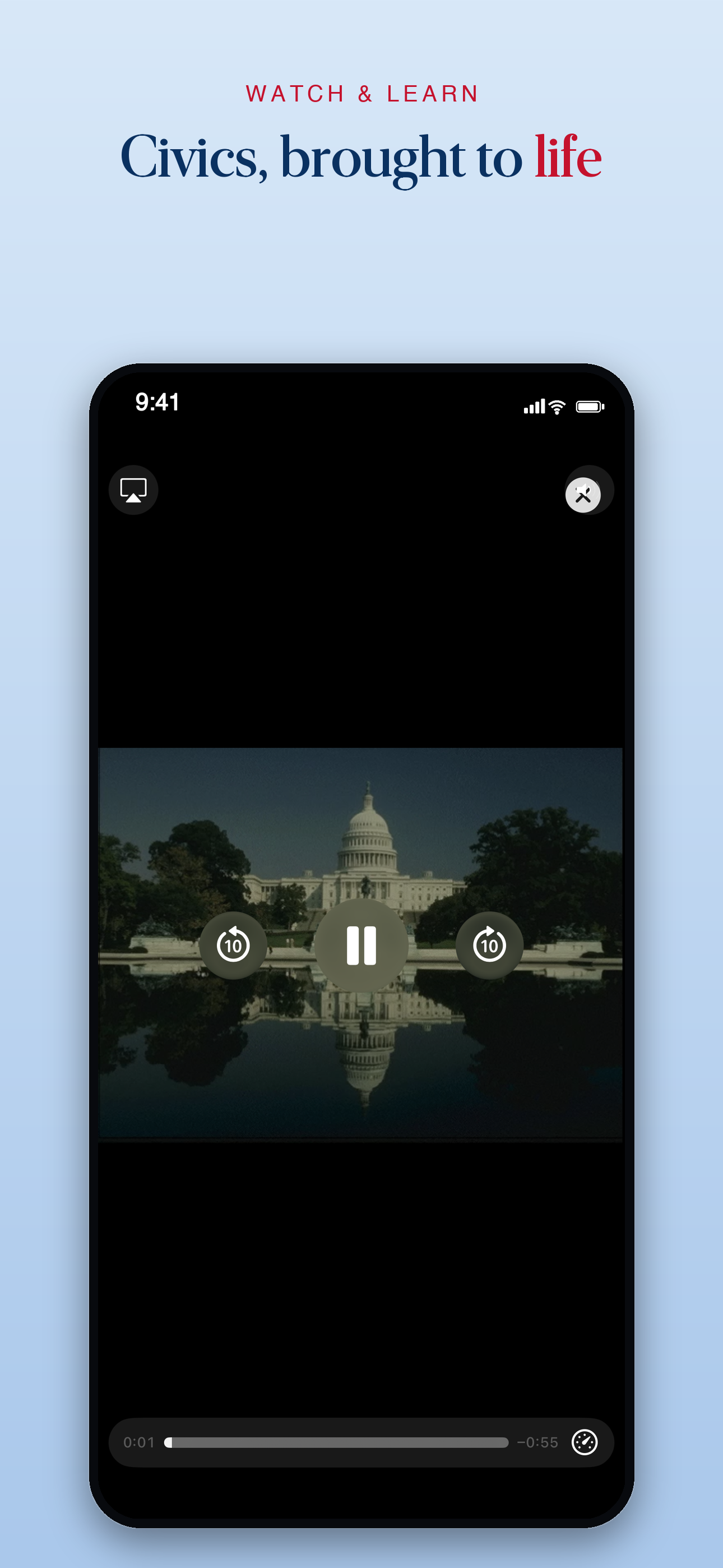 Civics brought to life with video