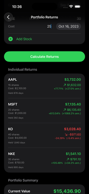 Financial Calculator