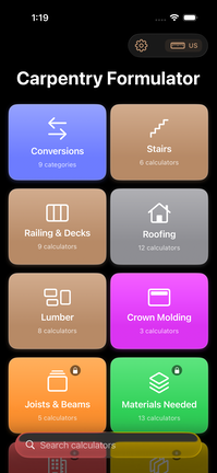Carpentry Calculator