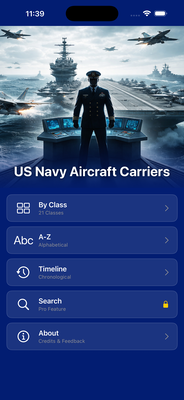 Carriers App - Home Screen