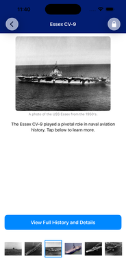 Carriers App - Ship Details