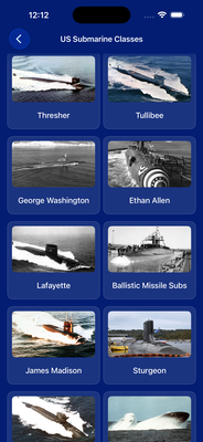 Submarines App - Class View