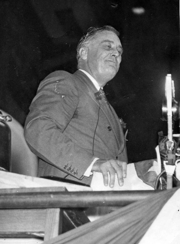 Roosevelt speaking