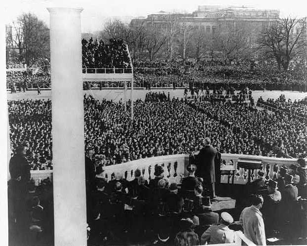 FDR Speaking at his Inaugural