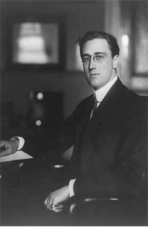 Frankin Roosevelt as Secretary of Navy