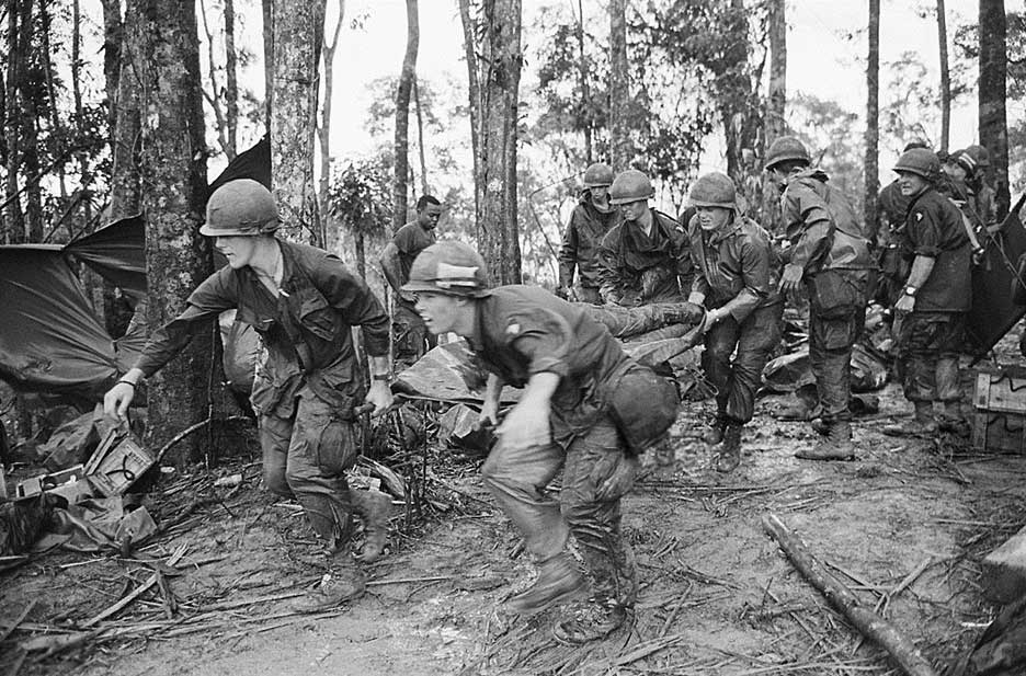 fighting at Hamburger Hill