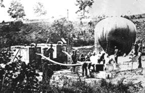 1861- Union Uses Balloons During Civil War