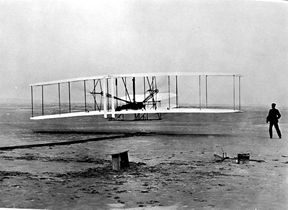 1903  Wright Flyer Flies