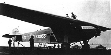 1928 - Flight from San Francisco to Brisbane