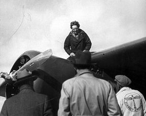1935 Earhart First Woman to Cross Pacific