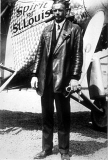 1927 Lindbegh Flies Across the Atlantic