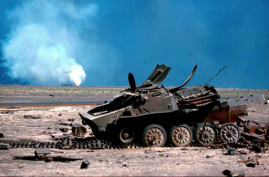 Destoryed Iraqi Tank