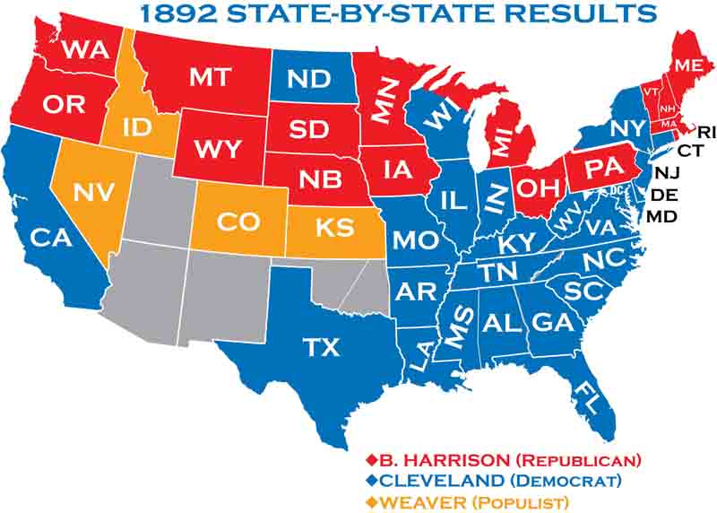 1892 Presidential Elections
